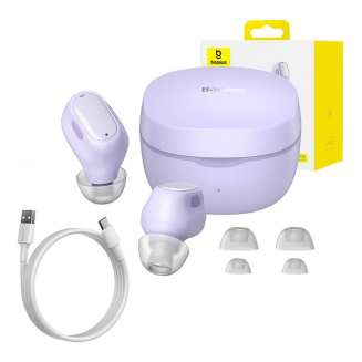 Słuchawki bezprzewodowe Baseus Bowie WM01 (fioletowe) - 11