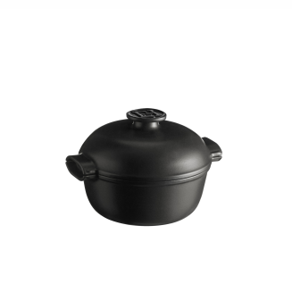 Emile Henry Delight ceramic induction pot, 2 l, black - 3
