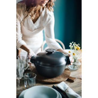 Emile Henry Delight ceramic induction pot, 2 l, black - 7