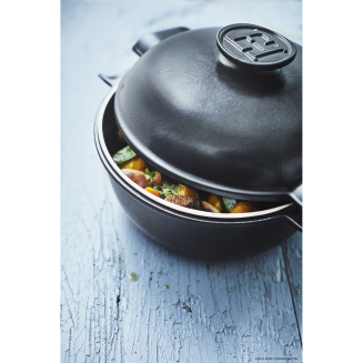 Emile Henry Delight ceramic induction pot, 2 l, black - 9