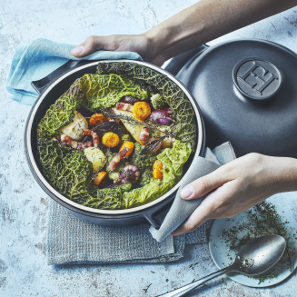 Emile Henry Delight ceramic induction pot, 2 l, black - 12