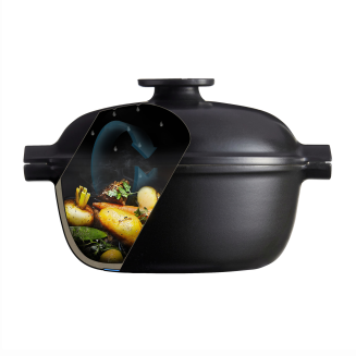 Emile Henry Delight ceramic induction pot, 2 l, black - 13