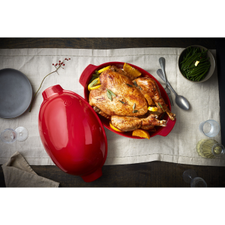  Emile Henry baking dish 4l red - 3