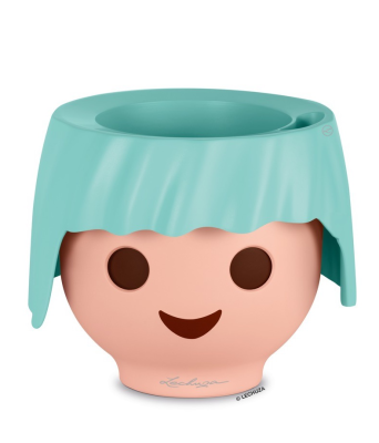  Lechuza Ojo planter, turquoise