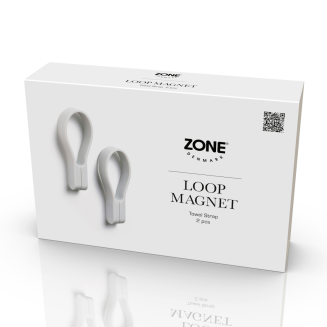  Magnetic wall hooks Zone Denmark Loop Soft Grey 2 pcs. - 3