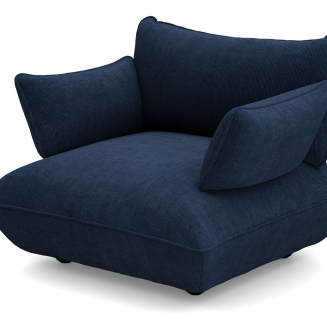 Sofa Fatboy Sumo Loveseat Cord Deep Blue - 2