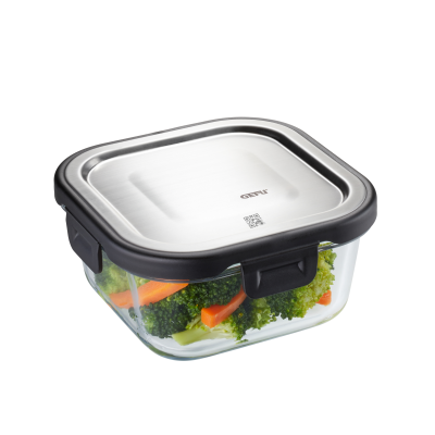  Gefu Milo square glass food container 500 ml