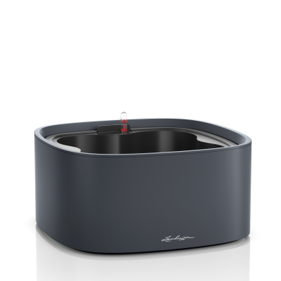  Lechuza Pila Color plant bowl, gray