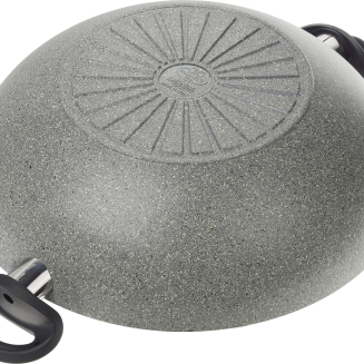  Granite induction wok with 2 handles and lid Ballarini Ferrara - 36 cm - 4
