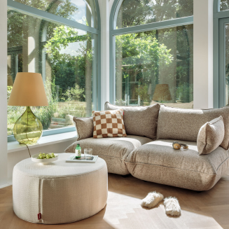 Sofa Fatboy Sumo Loveseat Boucle Light Brown Melange - 9