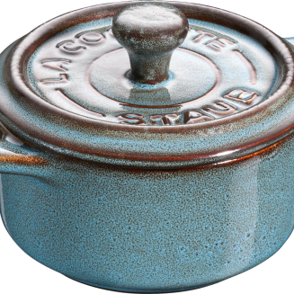 Staub Mini Cocotte Round, 4 pcs - 200 ml, Antique Turquoise - 2