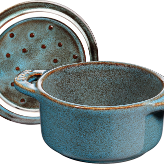  Staub Mini Cocotte Round, 4 pcs - 200 ml, Antique Turquoise - 4