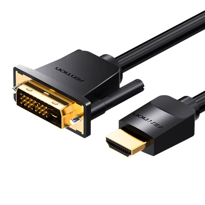 Kabel VENTION ABFBI HDMI-DVI 3m (czarny)