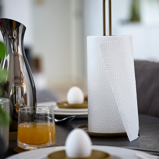  Zone Denmark Singles Black Paper Towel Rack - 4