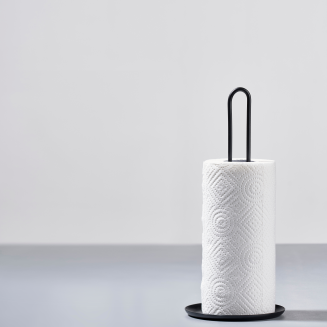  Zone Denmark Singles Black Paper Towel Rack - 2