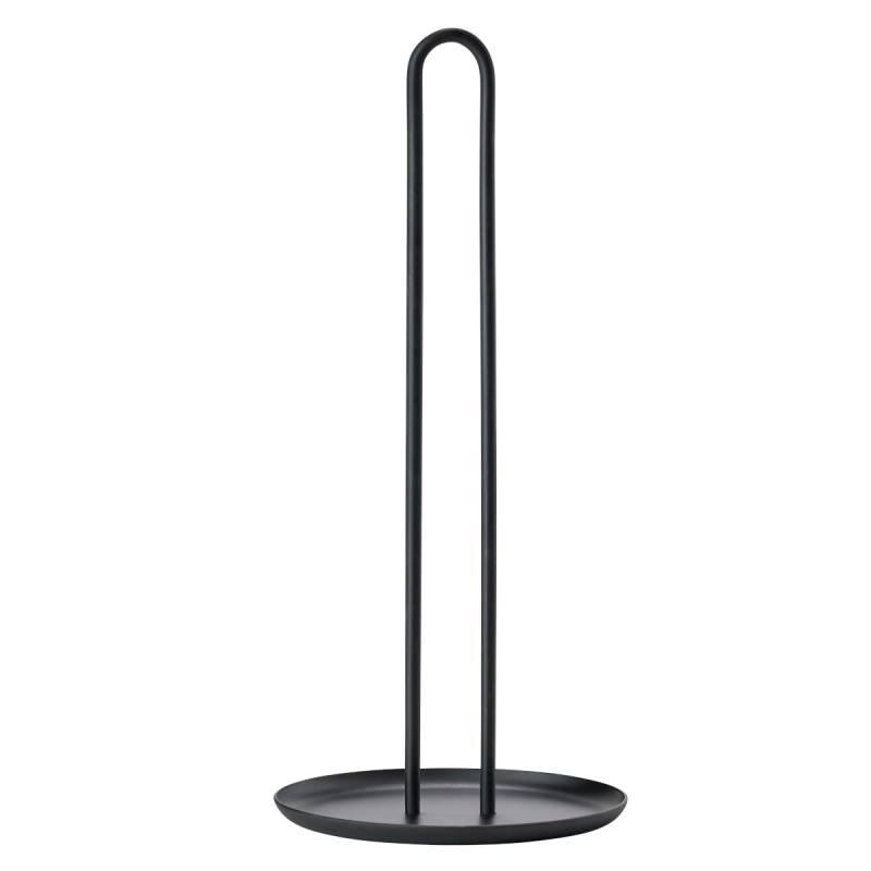  Zone Denmark Singles Black Paper Towel Rack