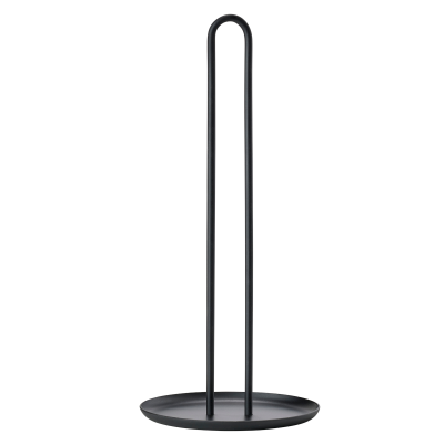  Zone Denmark Singles Black Paper Towel Rack
