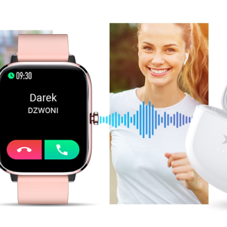 Słuchawki bezprzewodowe GIEWONT RealSound PRO ANC ENC GWS800-2 Białe - 9