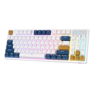 Bezprzewodowa klawiatura mechaniczna Royal Kludge RK89 RGB, Lemon switch (biała) (QWERTY) - 2