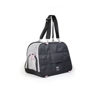 Torba | transporter United Pets czarno-różowa - 4