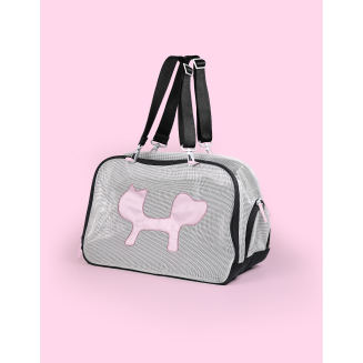 Torba | transporter United Pets czarno-różowa - 11