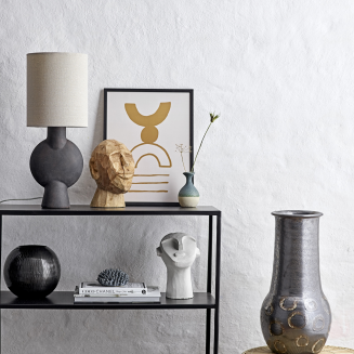  Bloomingville Indo Deco White sculpture 22 cm - 2