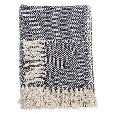  Bloomingville Barry Blue plaid 130x160 cm