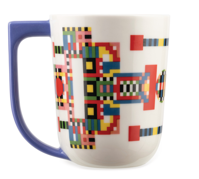 Alessi Holyhedrics purple mug