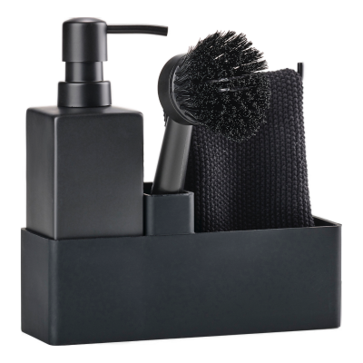  Zone Denmark Singles Black Sink Organizer