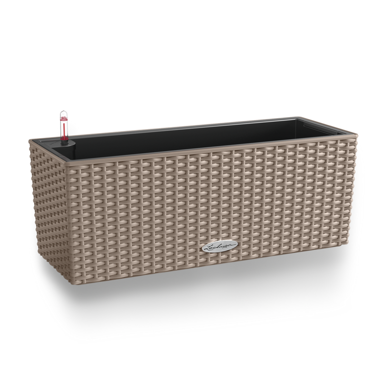  Lechuza Balconera Cottage 50 planter | 80 sand brown