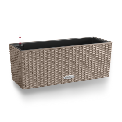  Lechuza Balconera Cottage 50 planter | 80 sand brown