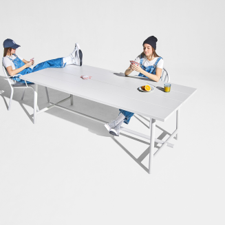 Krzesło ogrodowe Fatboy Fred's Chair Light Grey - 9