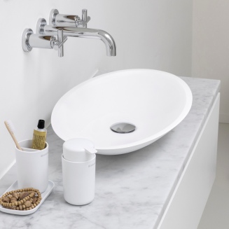  Set of 3 Brabantia ReNew White bathroom accessories - 7