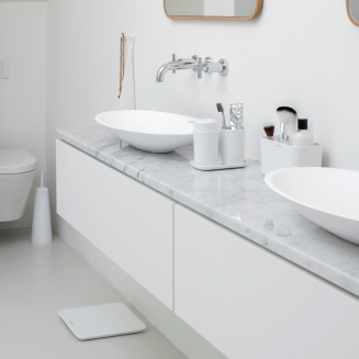  Set of 3 Brabantia ReNew White bathroom accessories - 9