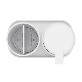  Set of 3 Brabantia ReNew White bathroom accessories - 4