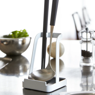  Yamazaki Tower spoon and lid stand, white - 2