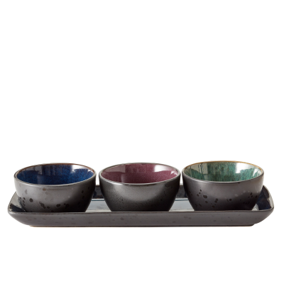 Bitz Black mix tapas bowl set