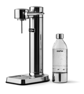  Aarke Carbonator 3 water carbonator, silver gloss