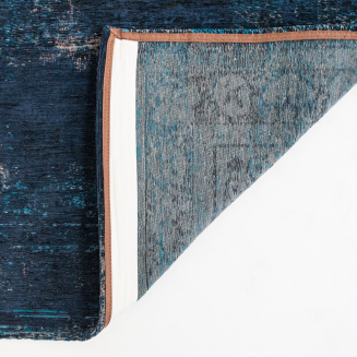  Louis de Poortere Fading World Medallion blue night rug - 7