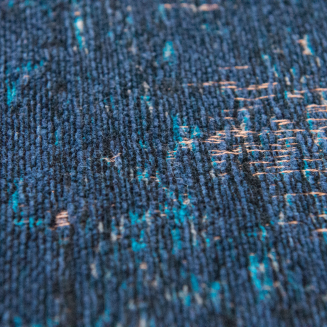  Louis de Poortere Fading World Medallion blue night rug - 4