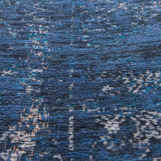  Louis de Poortere Fading World Medallion blue night rug - 2