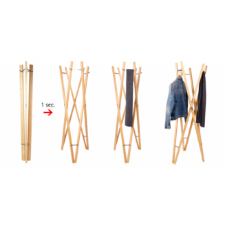  Keilbach Cross My Heart standing clothes rack, ash - 7