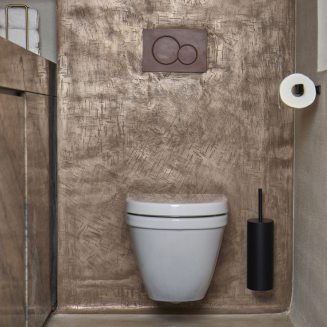  Aquanova Cyra Black wall-mounted toilet brush - 3