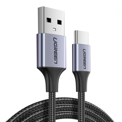 Kabel UGREEN US288 USB-A-USB-C 3m (czarny)