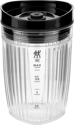  Zwilling Enfinigy blender bottle with vacuum lid - Black, 300 ml