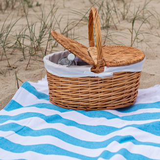  Bricini Costa Nova Fog beach towel 2 sizes - 4