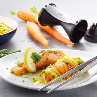  Spiral slicer with Gefu Spirelli® kitchen tweezers - 2