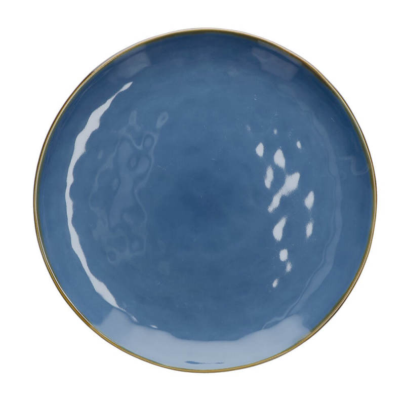  Rose&Tulipani | Set of 2 Concerto Blu Avio round platters - Navy blue, 32 cm