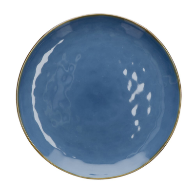  Rose&Tulipani | Set of 2 Concerto Blu Avio round platters - Navy blue, 32 cm