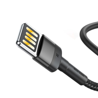 Kabel Lightning USB (dwustronny) Baseus Cafule 1,5A 2m (szaro-czarny) - 3